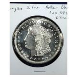 Morgan Dollar design 1 oz. .999 fine silver