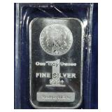 1 oz. .999 fine silver bar