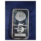 5 oz. .999 fine silver bar