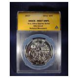 2017 ANACS MS67 DMPL 5 oz. .999 fine silver Ellis