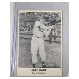 RARE 1949 Remar Bread Earl Rapp ROOKIE CARD 