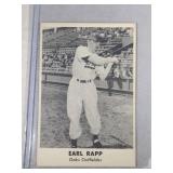 RARE 1949 Remar Bread Earl Rapp ROOKIE CARD 