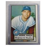 1952 Topps #131 Morrie Martin ROOKIE CARD  Phila