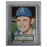 1952 Topps #182 Billy Hitchcock  Philadelphia