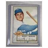 1952 Topps #239 Rocky Bridges ROOKIE CARDBrooklyn