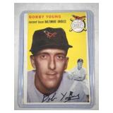 1954 Topps #8 Bobby Young  Baltimore Orioles St.