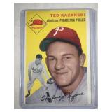 1954 Topps #78 Ted Kazanski ROOKIE CARD - Phila