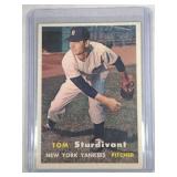 1957 Topps #34 Tom Sturdivant ROOKIE CARDNew York