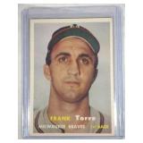 1957 Topps #37 Frank Torre  Milwaukee Braves