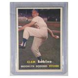 1957 Topps #53 Clem Labine - Brooklyn Dodgers Los