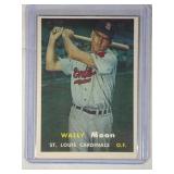 1957 Topps #65 Wally Moon St. Louis Cardinals Los