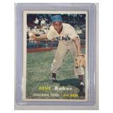 1957 Topps #176 Gene Baker  Chicago Cubs Eugene