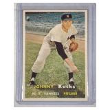 1957 Topps #185 Johnny KucksNew York Yankees John