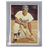 1957 Topps #201 Sandy Amoros -Brooklyn Dodgers Los