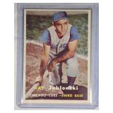 1957 Topps #218 Ray Jablonski  Chicago Cubs St.