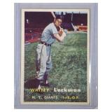 1957 Topps #232 Whitey LockmanNew York Giants San