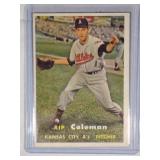 1957 Topps #354 Rip Coleman ROOKIE  Kansas City