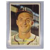 1957 Topps #392 Chuck Tanner - Milwaukee Braves