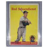 1958 Topps #190 Red Schoendienst Milwaukee Braves