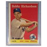 1958 Topps #101 Bobby Richardson New York Yankees