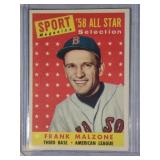 1958 Topps #481 Frank Malzone All-Star Boston Red