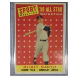 1958 Topps #487 Mickey Mantle All-Star  New York