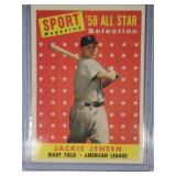 1958 Topps #489 Jackie Jensen All-Star Boston Red