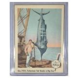 1959 Fleer Ted Williams #54  Dec. 1954 Fisherman