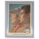 1959 Fleer Ted Williams #70  Jim Thorpe and Ted