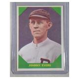 1960 Fleer Johnny Evers  Chicago Cubs  MLB Hall