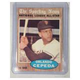 1962 Topps #390 Orlando Cepeda All-Star  San