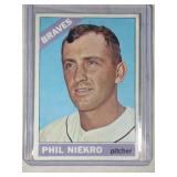 1966 Topps 328 Phil Niekro  Milwaukee Atlanta