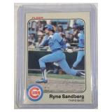 1983 Fleer Ryne Sandberg ROOKIE CARD Chicago Cubs