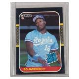 1987 Donruss Bo Jackson Rated ROOKIE CARD  Kansas