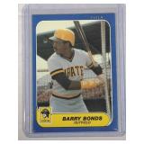 1986 Fleer Update Barry Bonds ROOKIE CARD Pirates