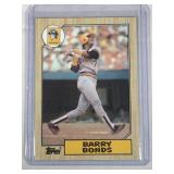 1987 Topps Barry Bonds ROOKIE CARD  Pittsburgh