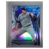 2017 Bowman Platinum Brandon Woodruff ROOKIE CARD