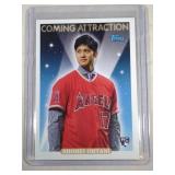 2018 Topps Shohei Ohtani ROOKIE CARD Coming