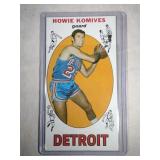 1969-70 Topps #71 Howie Komives  Detroit Pistons