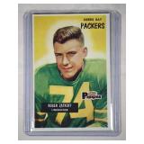 1955 Bowman HIGH #111 Roger Zatkoff ROOKIE CARD -