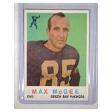 1959 Topps #4 Max McGee ROOKIE CARD  Green Bay