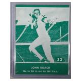 1961 Lake to Lake #32 John Roach ROOKIE CARD-Green