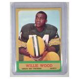 1963 Topps Willie Wood ROOKIE CARD - Green Bay