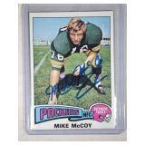 AUTOGRAPHED 1975 Topps Mike McCoy  Green Bay