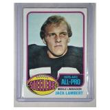 1976 Topps Jack Lambert ROOKIE CARD  Pittsburgh