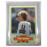 1980 Topps Phil Simms ROOKIE CARD New York Giants