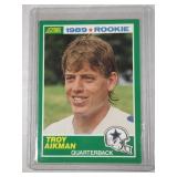 1989 Score Troy Aikman ROOKIE CARD Dallas Cowboys