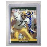 AUTOGRAPHED 1990 Pro Set Tony Mandarich Green Bay