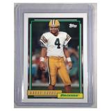 1992 Topps Brett Favre ROOKIE CARD  Green Bay