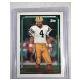 RARE 1992 Topps GOLD Brett Favre ROOKIE CARDGreen